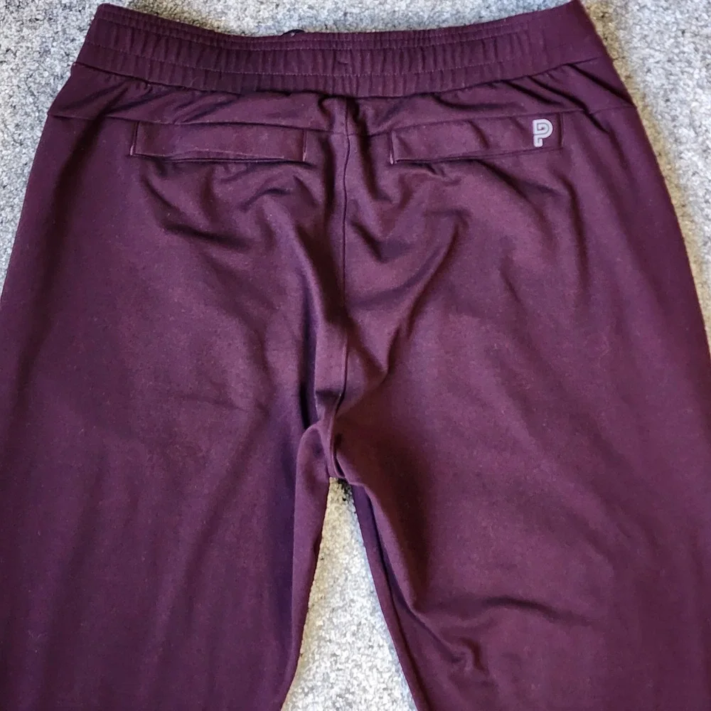 Public Rec All Day Every Day Pants Mens 34/32 Burgundy Jogger Tapered‎ Excellent